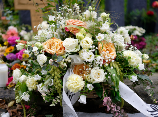 flores para homenajes